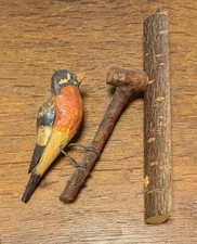 kleiner original Holz Vogel
