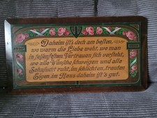 Jugendstil Holzschild mit