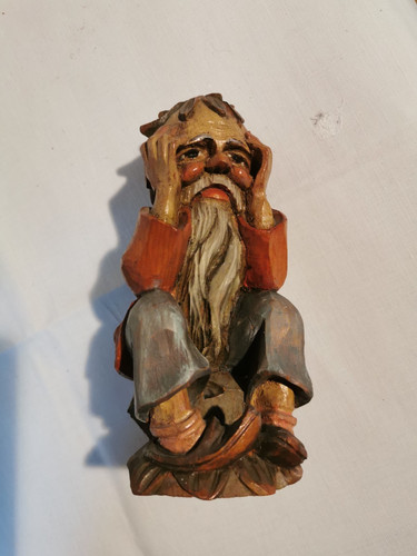 Zwerg kobold holzgeschnitzt - kobold,