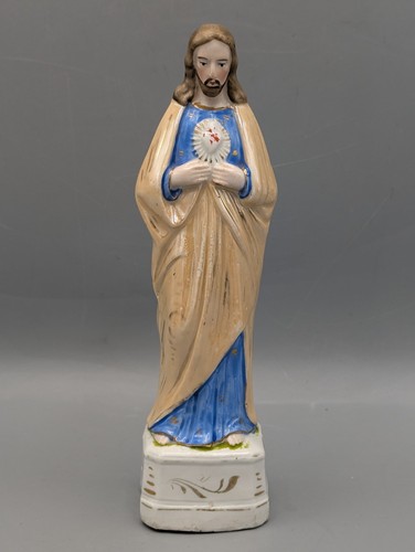 Antike porzellan jesus figur - antike,