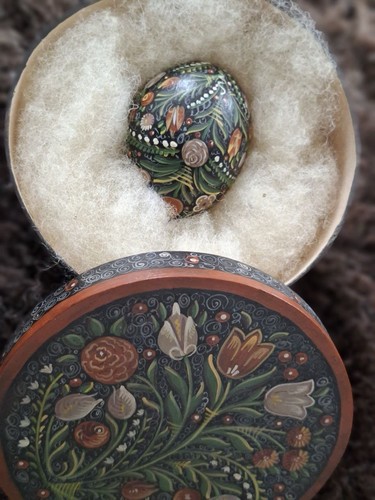 Handbemalte spandose holz - handbemalte, mit