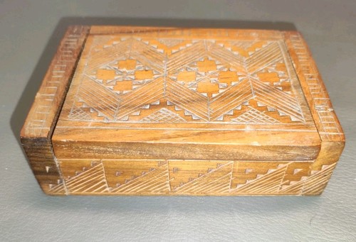 Antike vintage holzschatulle - antike,