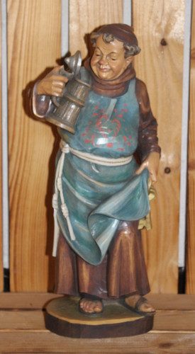 Antike geschnitzte holzfigur - antike,