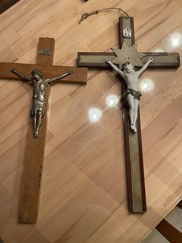 Kreuz kruzifix metall - kreuz,