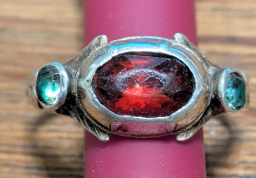 Toller antik silber bauernring - antik,