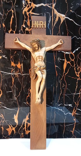 Antikes wandkreuz kruzifix - antikes,