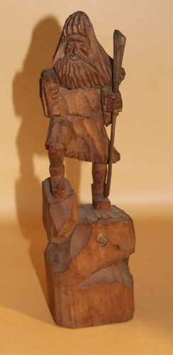 Antike geschnitzte holzfigur - geschnitzte,