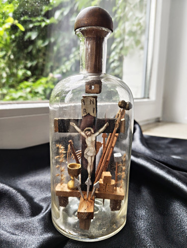 Antike geduldsflasche arma - antike,