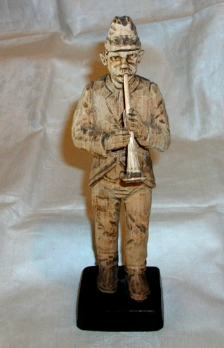 Alte holzfigur musiker - alte,