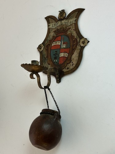 Antike volkskunst kerzenhalter - antike,