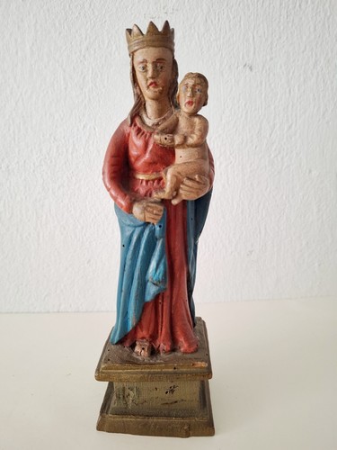 Antike holzscheitel madonna - antike, holzscheitel-madonna