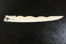 Brieföffner Bein Drache antik